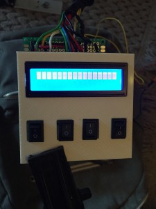 We have a cover for the LCD screen and buttons.